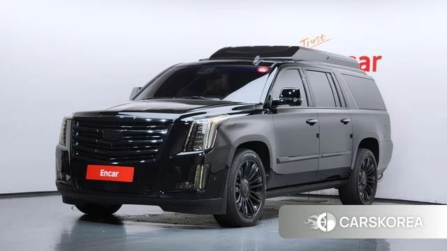 Cadillac Escalade 2018 Черный из Кореи