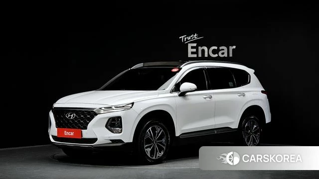 Hyundai Santa Fe TM 2019 Белый из Кореи