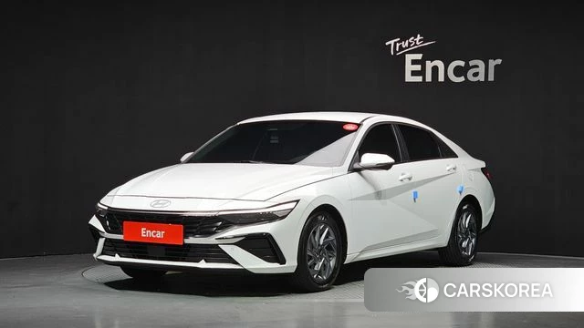 Hyundai The New Avante (CN7) 2024 Белый из Кореи