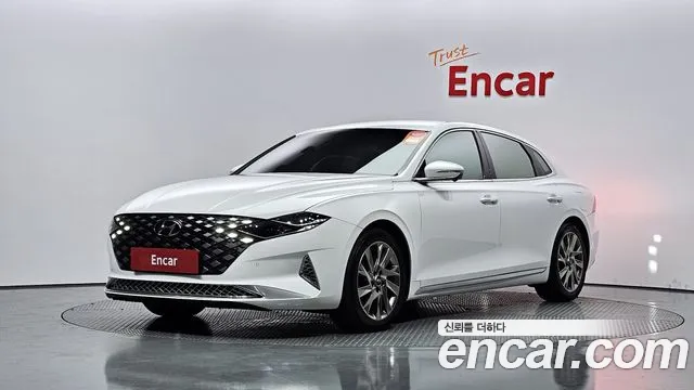 Hyundai The New Grandeur IG Hybrid 2021 Белый из Кореи
