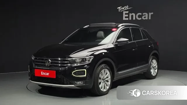 Volkswagen T-Roc 2021 Черный из Кореи