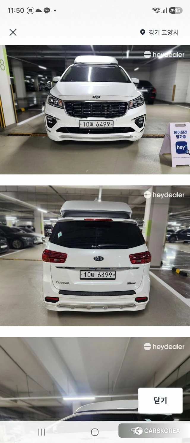 Kia The New Carnival 2019 Белый из Кореи