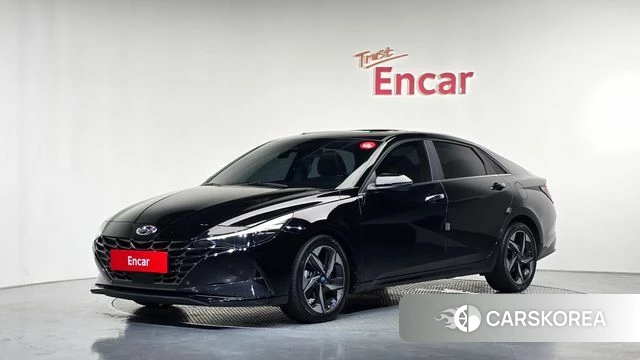 Hyundai Avante (CN7) 2020 Черный из Кореи