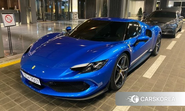 Ferrari 296 GTB 2022 Синий из Кореи