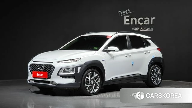 Hyundai Kona Hybrid 2020 Белый из Кореи
