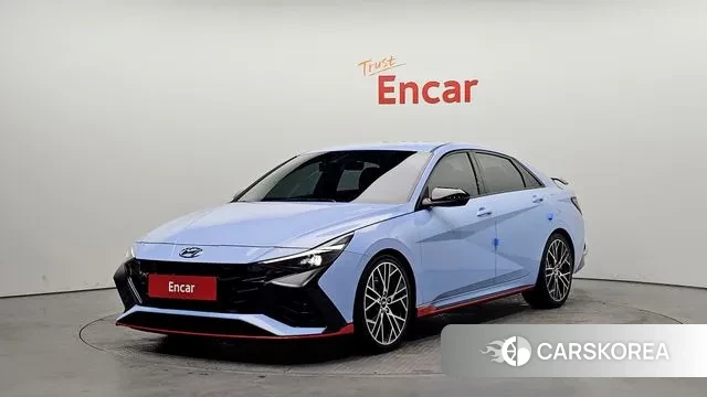 Hyundai Avante (CN7) 2022 Синий из Кореи