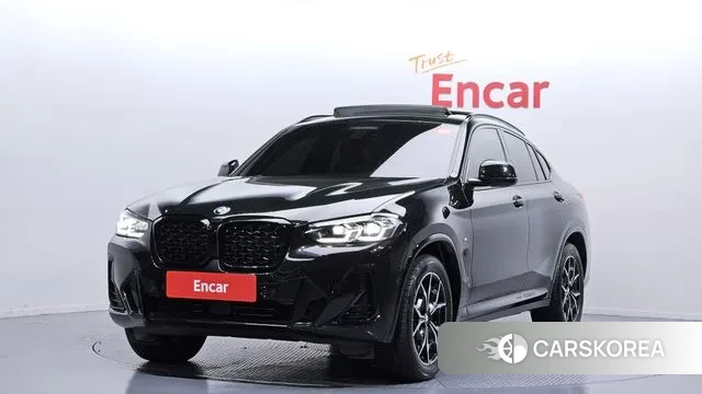 BMW X4 (G02) 2023 Черный из Кореи