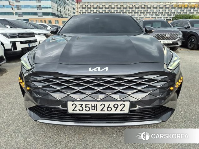 Kia K8 Hybrid 2022 Серый из Кореи