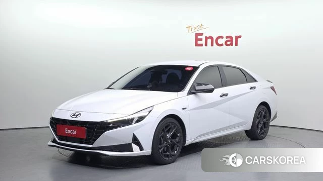 Hyundai Avante (CN7) 2020 Белый из Кореи