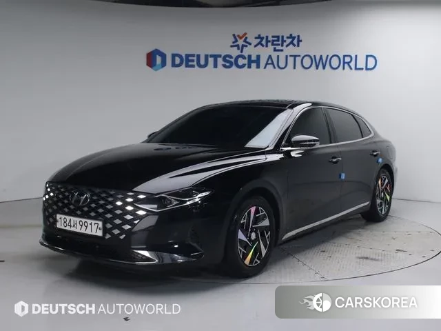 Hyundai The New Grandeur IG Hybrid 2020 Черный из Кореи