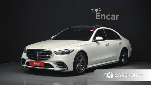 Mercedes-Benz S-Class W223 2022 Жемчужный цвет из Кореи