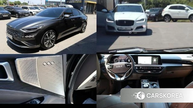 Kia K8 2022 Серый из Кореи