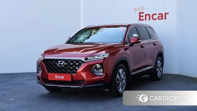 Hyundai Santa Fe TM 2020 Красный из Кореи