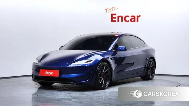 Tesla Model 3 2025 Синий из Кореи