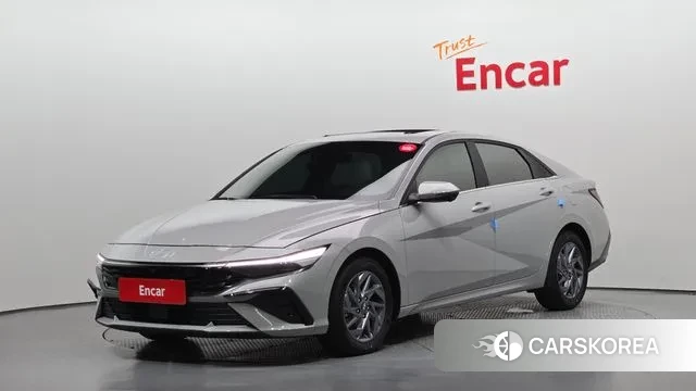 Hyundai The New Avante (CN7) 2024 Серебристо-серый из Кореи