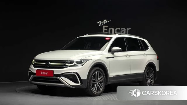 Volkswagen Tiguan Allspace 2024 Белый из Кореи