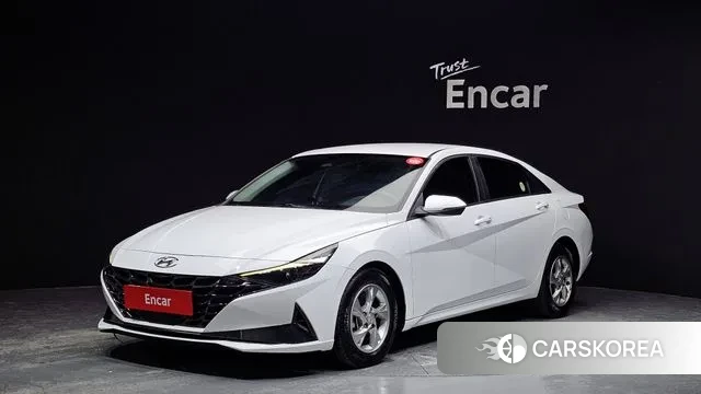 Hyundai Avante (CN7) 2022 Белый из Кореи