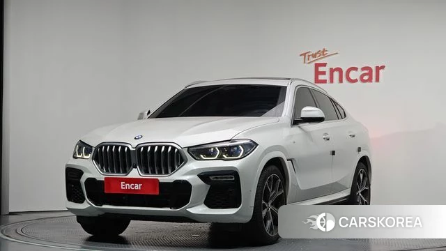 BMW X6 (G06) 2021 Белый из Кореи