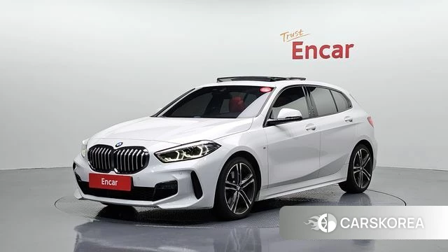 BMW 1 Series (F40) 2021 Белый из Кореи
