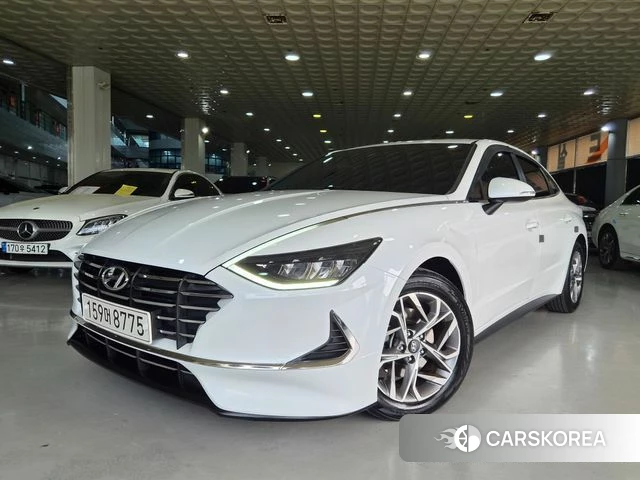 Hyundai Sonata (DN8) 2021 Белый из Кореи