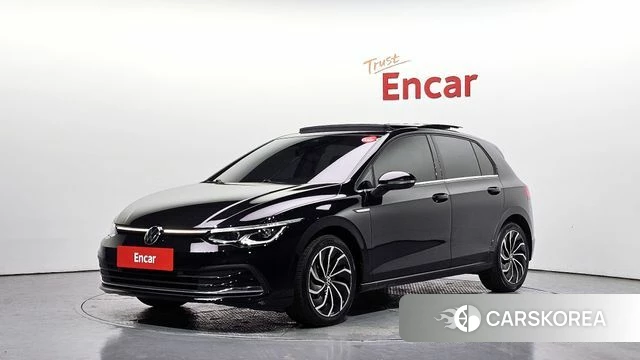 Volkswagen Golf 8th Generation 2022 Черный из Кореи