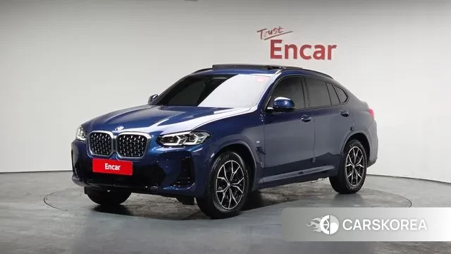 BMW X4 (G02) 2023 Синий из Кореи