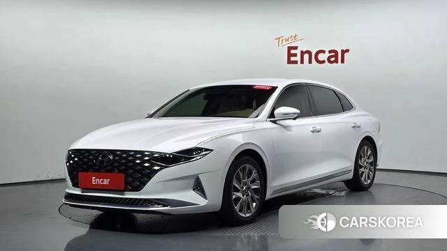 Hyundai The New Grandeur IG Hybrid 2021 Белый из Кореи
