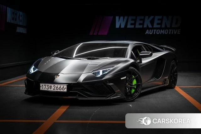 Lamborghini Aventador 2018 Черный из Кореи