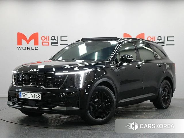 Kia The New Sorento 4th Generation 2024 Черный из Кореи