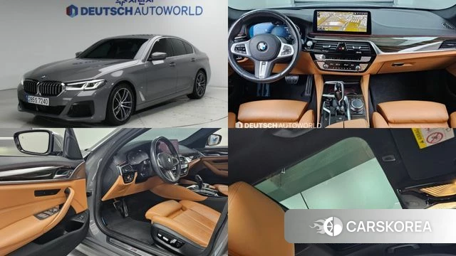 BMW 5 Series (G30) 2022 Серый из Кореи