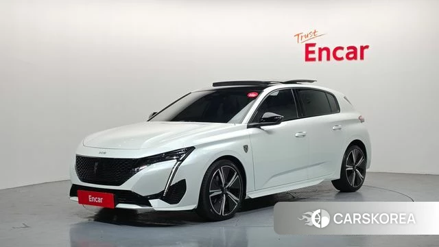 Peugeot 308 Third generation 2022 Белый из Кореи