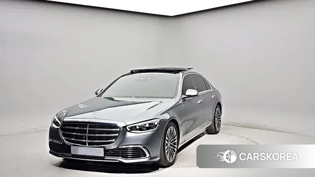 Mercedes-Benz S-Class W223 2022 Светло-серебряный цвет из Кореи