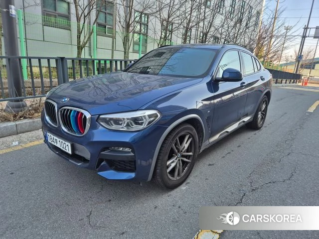 BMW X4 (G02) 2021 Синий из Кореи