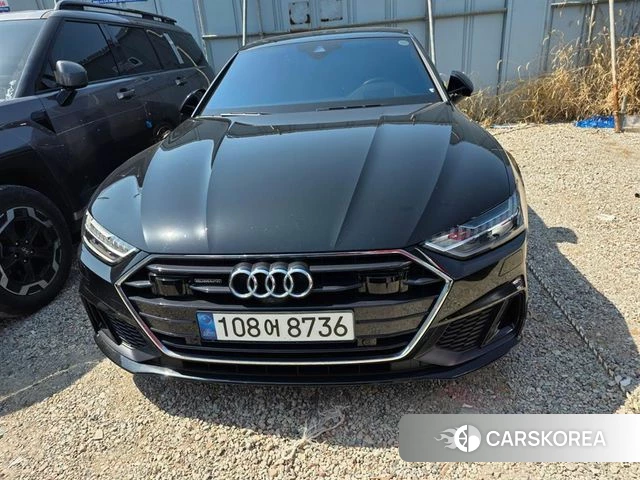 Audi A7 (4K) 2021 Черный из Кореи