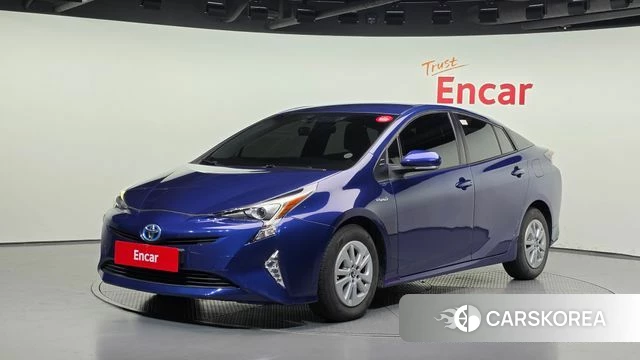Toyota Prius 4th Generation 2018 Синий из Кореи