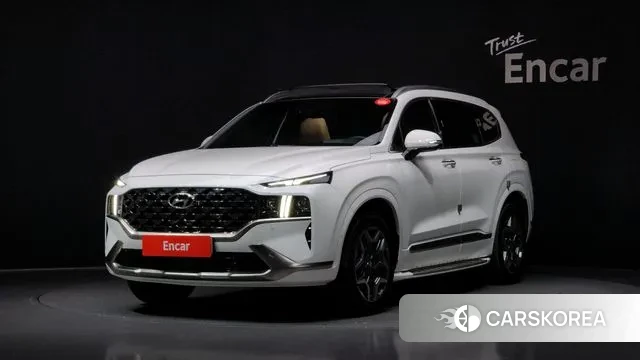 Hyundai The New Santa Fe 2023 Белый из Кореи