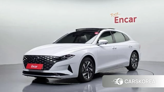 Hyundai The New Grandeur IG Hybrid 2021 Белый из Кореи