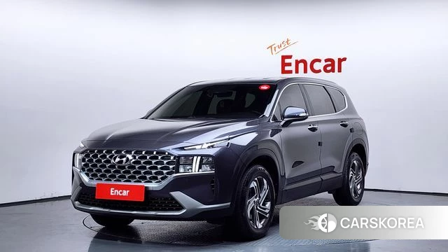 Hyundai The New Santa Fe 2021 Светло-серебряный цвет из Кореи