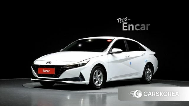 Hyundai Avante (CN7) 2020 Белый из Кореи