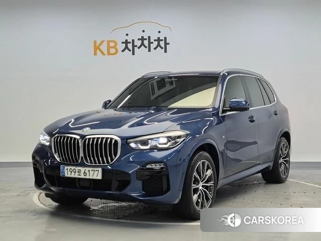 BMW X5 (G05) 2021 Синий из Кореи