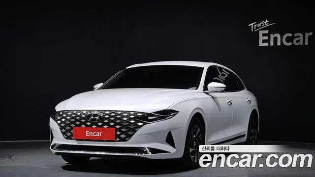 Hyundai The New Grandeur IG Hybrid 2021 Белый из Кореи