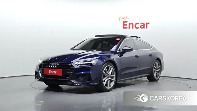Audi A7 (4K) 2020 Синий из Кореи