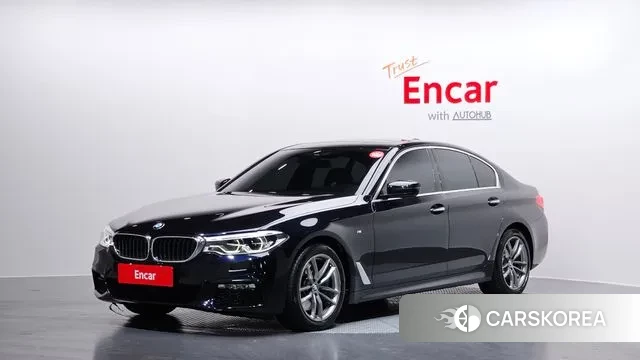 BMW 5 Series (G30) 2018 Черный из Кореи