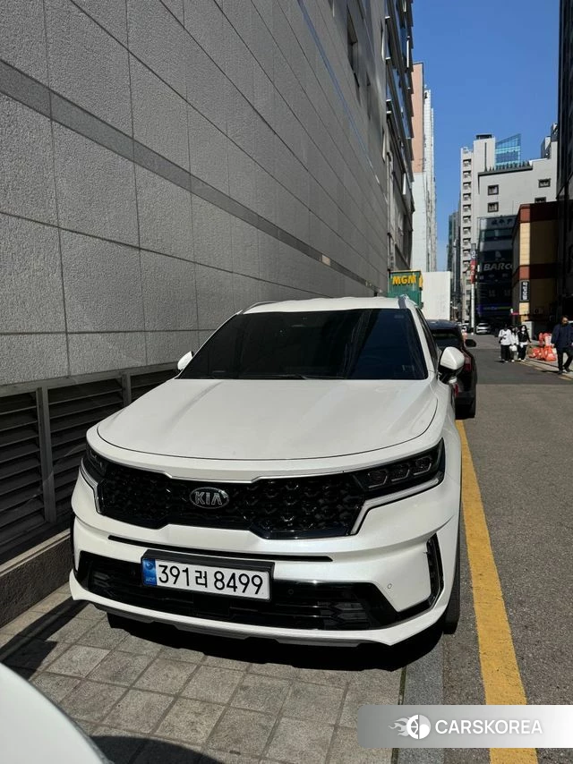Kia Sorento 4th Generation 2021 Белый из Кореи