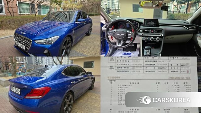 Genesis G70 2019 Синий из Кореи