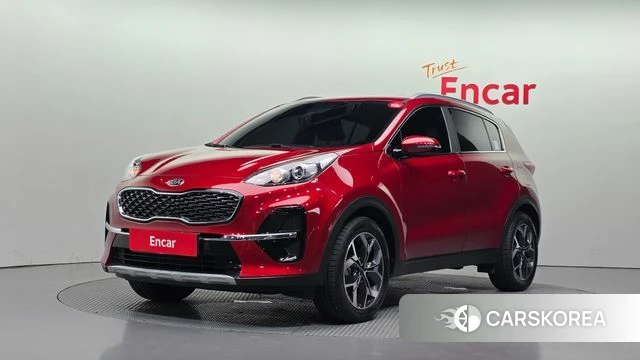 Kia Sportage The Bold 2021 Красный из Кореи
