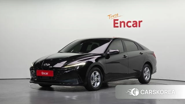 Hyundai Avante (CN7) 2021 Черный из Кореи