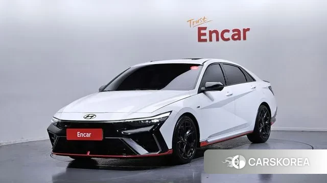 Hyundai The New Avante (CN7) 2024 Белый из Кореи