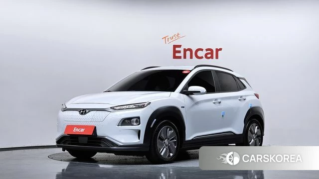 Hyundai Kona Electric 2019 Белый из Кореи