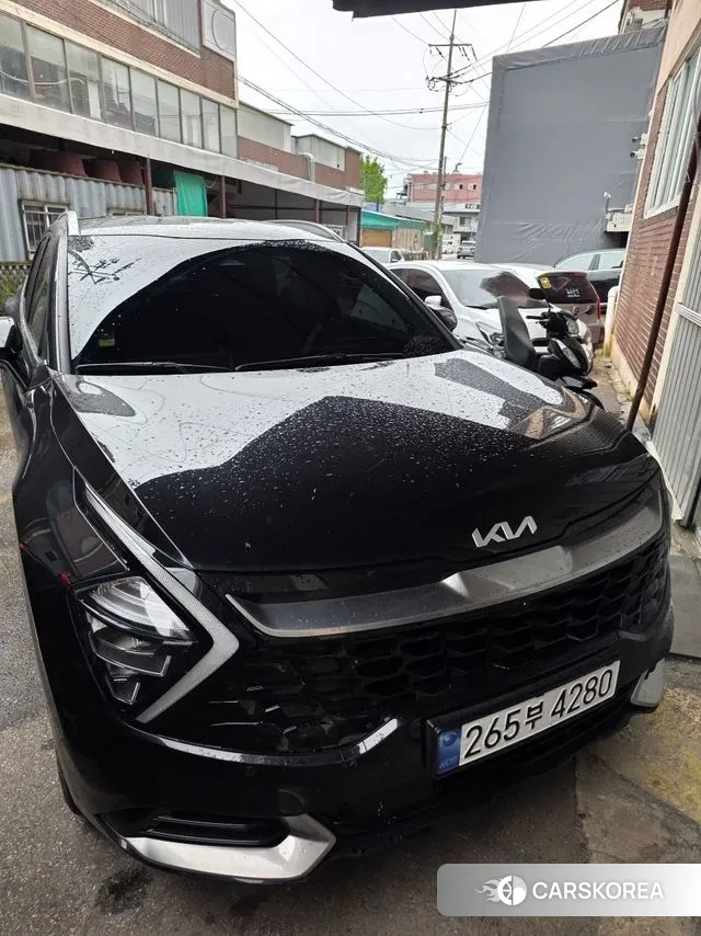 Kia The New Sportage 5th Generation Hybrid 2024 Черный из Кореи